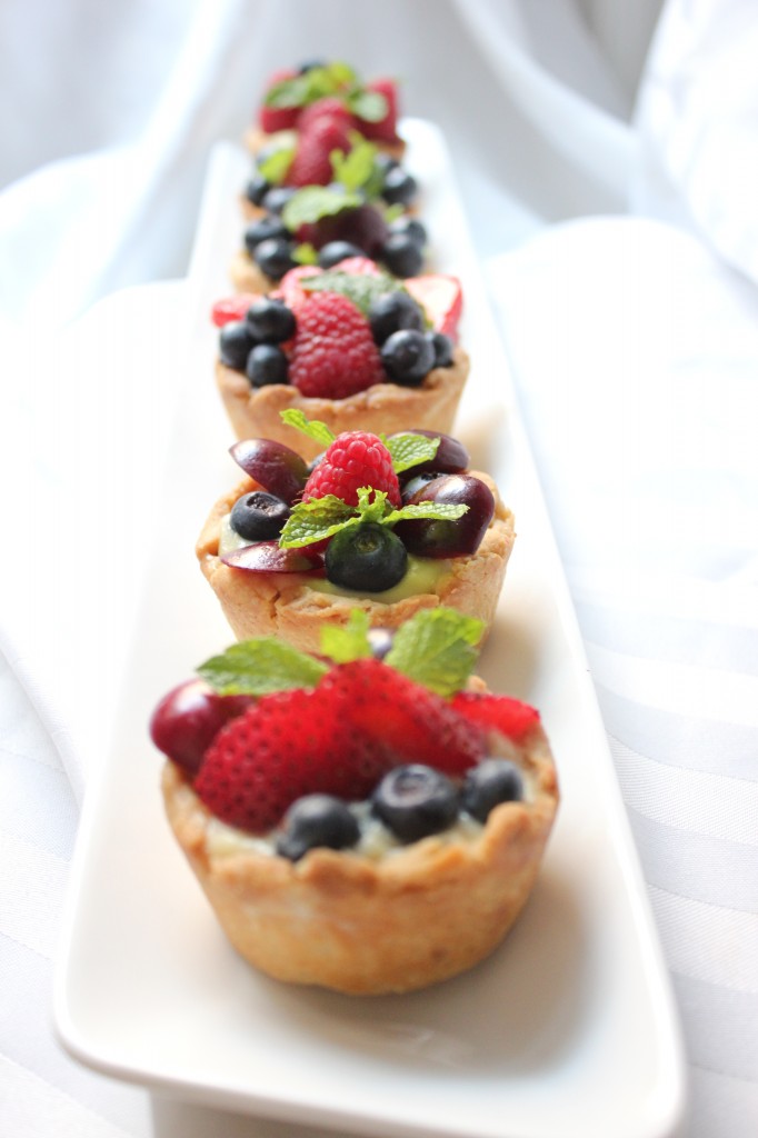 Summer Fruit Tartlets with Vanilla Pastry Cream
